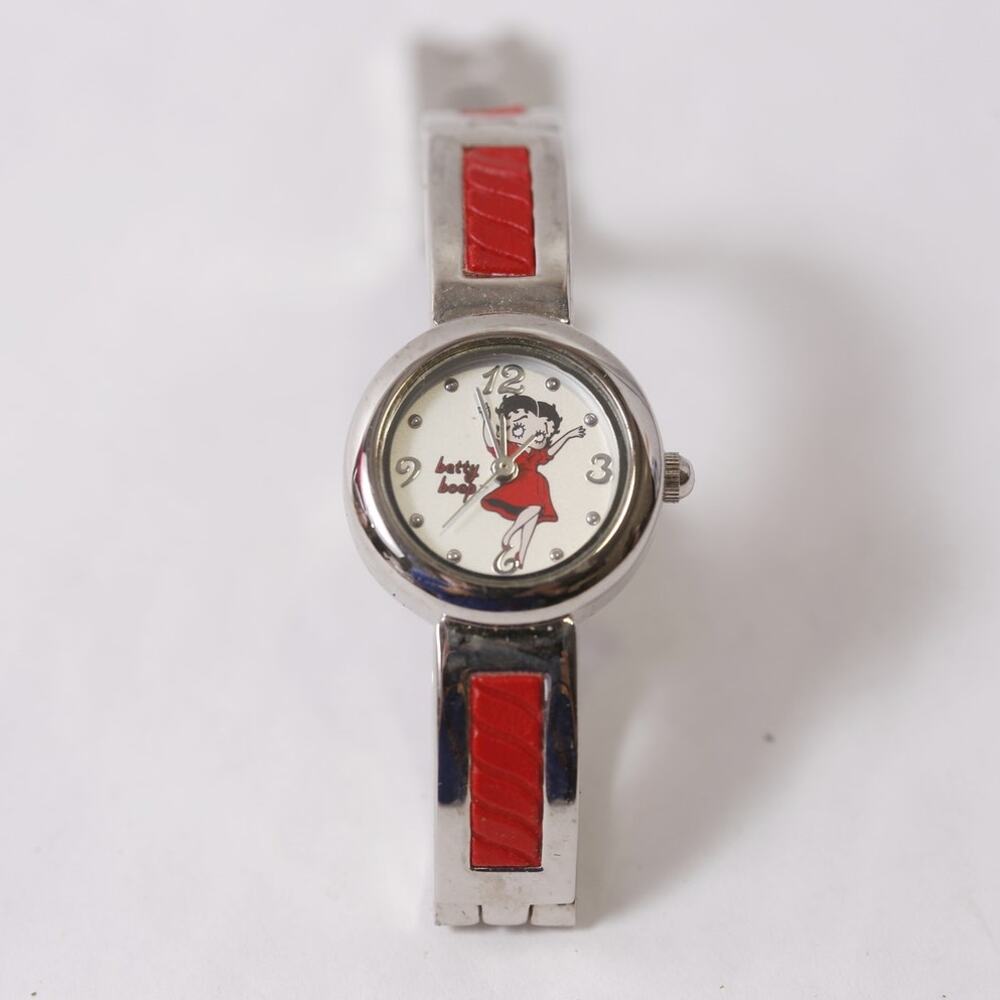 Betty Boop Small Watch by Valdawn Japan 8-inch Round Gift Idea ~ 260219-WH 1001